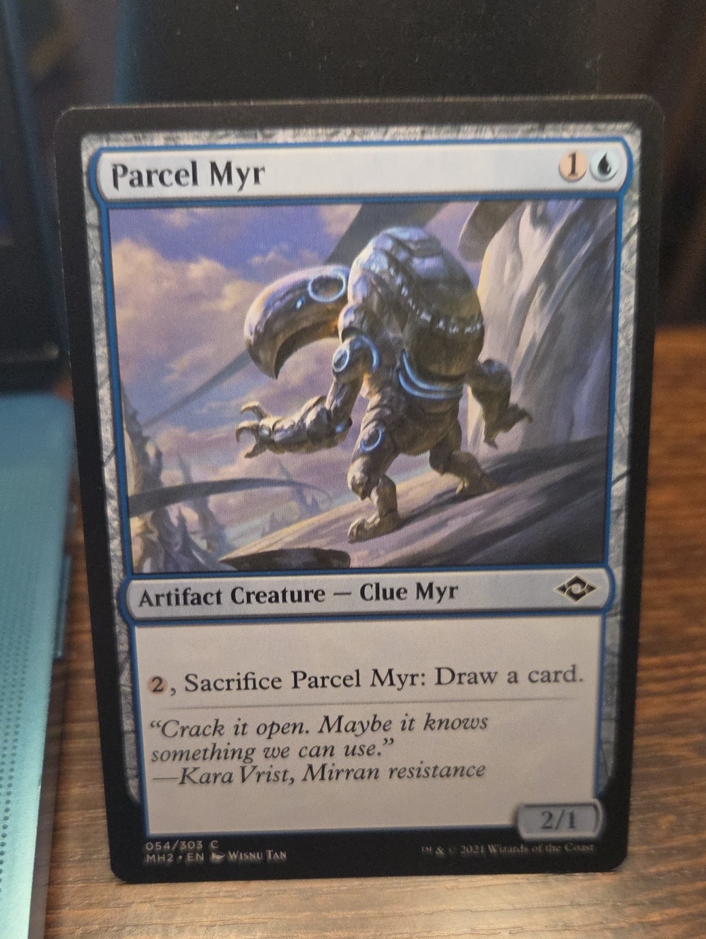 Parcel Myr Blue Magic: The Gathering Art Card Print